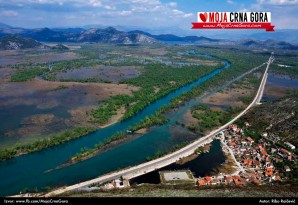 Pogled sa Veljeg vrha na Vranjini u rano proljeće