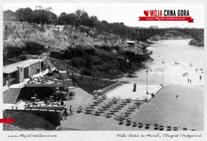 Plaža Galeb na Morači oko 1970. (Titograd)