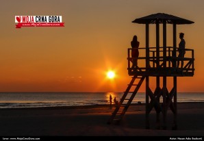 Zalazak na Velikoj plaži (Ulcinj)