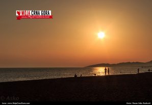 Julska razglednica: Zalazak na Velikoj plaži (Ulcinj)