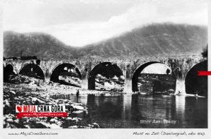 Stara razglednica: most na Zeti (Danilovgrad)