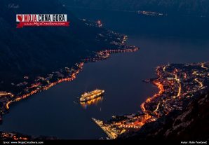 Noćna panorama: Kotorski zaliv