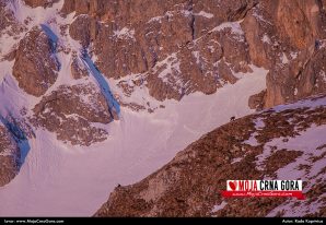 Divokoze na Savinom kuku u zimsko jutro (Durmitor)